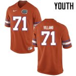 Youth Florida Gators #71 Nick Villano NCAA Nike Orange Authentic Stitched College Football Jersey TQX1662LB